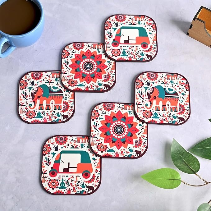 Free Indian Art Coaster